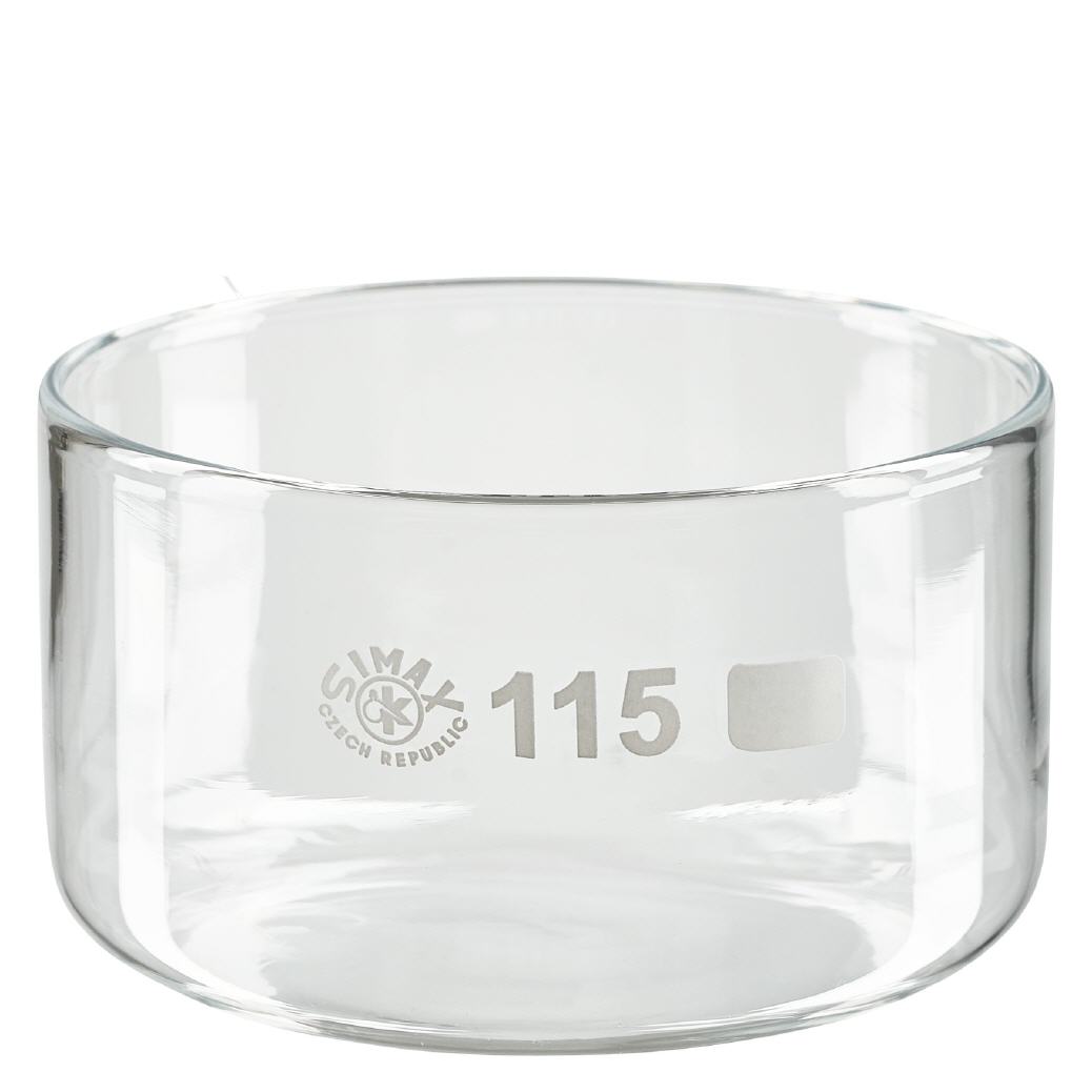 500ml Kristallisierschale ohne Ausguss Borosilikat ø115mm