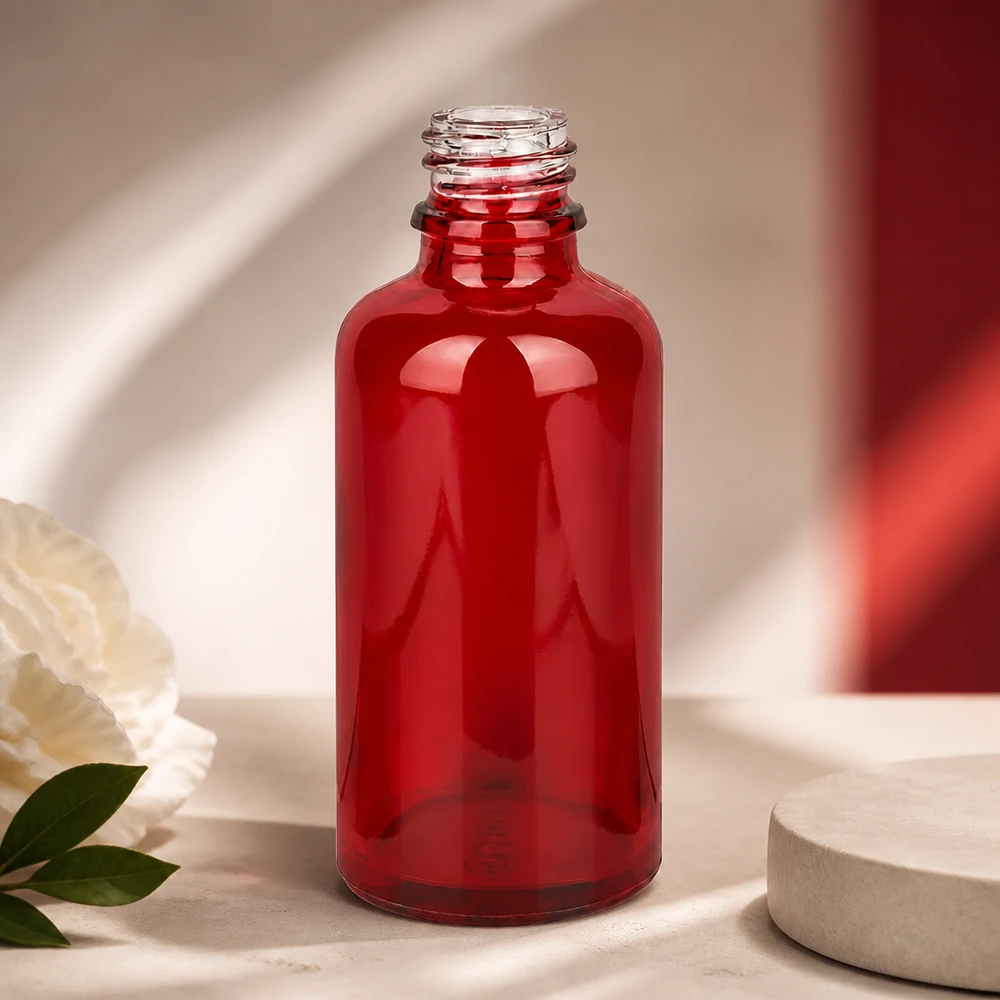 50ml Apothekenflasche RedLine UT18/50 UNiTWIST Leuchtend rote Apothekenflasche RedLine UT18/50 UNiTWIST mit intensiver Farbgebung für bessere Sichtbarkeit