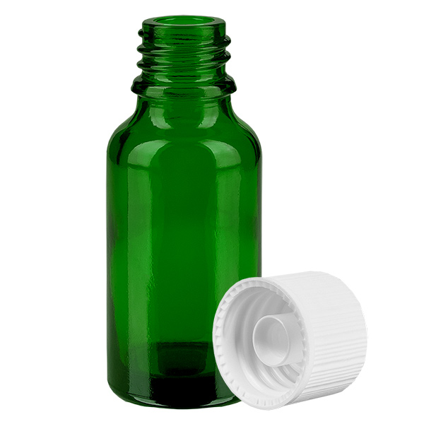 20ml Flasche 11mm Schraubverschluss weiß Standard GreenLine UT18/20 20ml Flasche 11mm Schraubverschluss weiß Standard GreenLine UT18/20