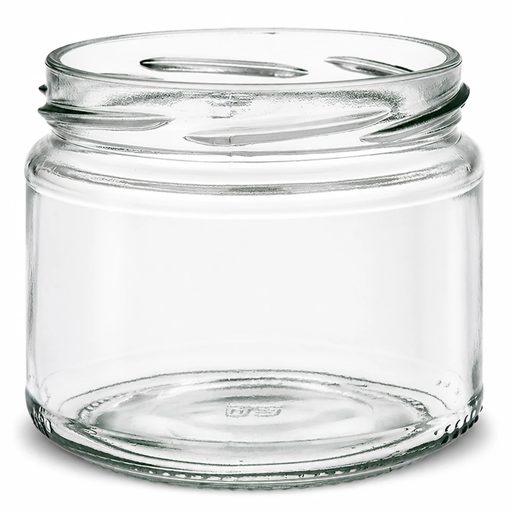 330ml Rundglas ohne Deckel (TO82) UNiTWIST UNiTWIST Runda330 Rundglas 330ml TO82 leer transparent Einmachglas Konservenglas ohne Deckel