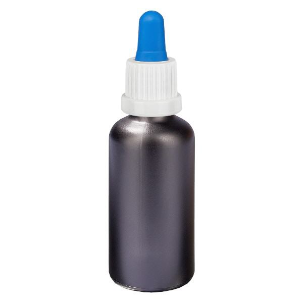 50ml Pipettenflasche weiß/blau Originalitätsverschluss BlackLine UT18/50