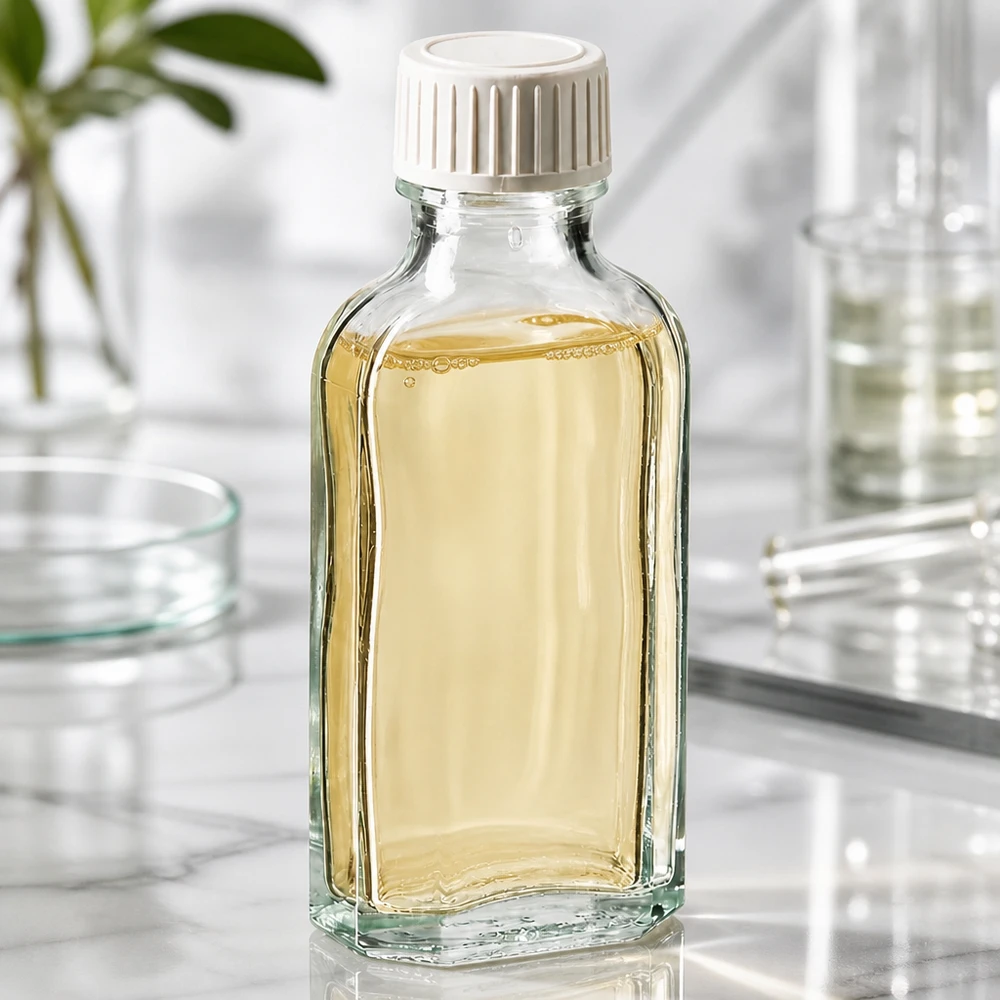50 ml Meplat klar Schraubverschluss mit PE-Schaumeinlage 50ml Meplat Flasche aus klarem Glas mit dichtem PE-Schaumeinlage Verschlusssystem