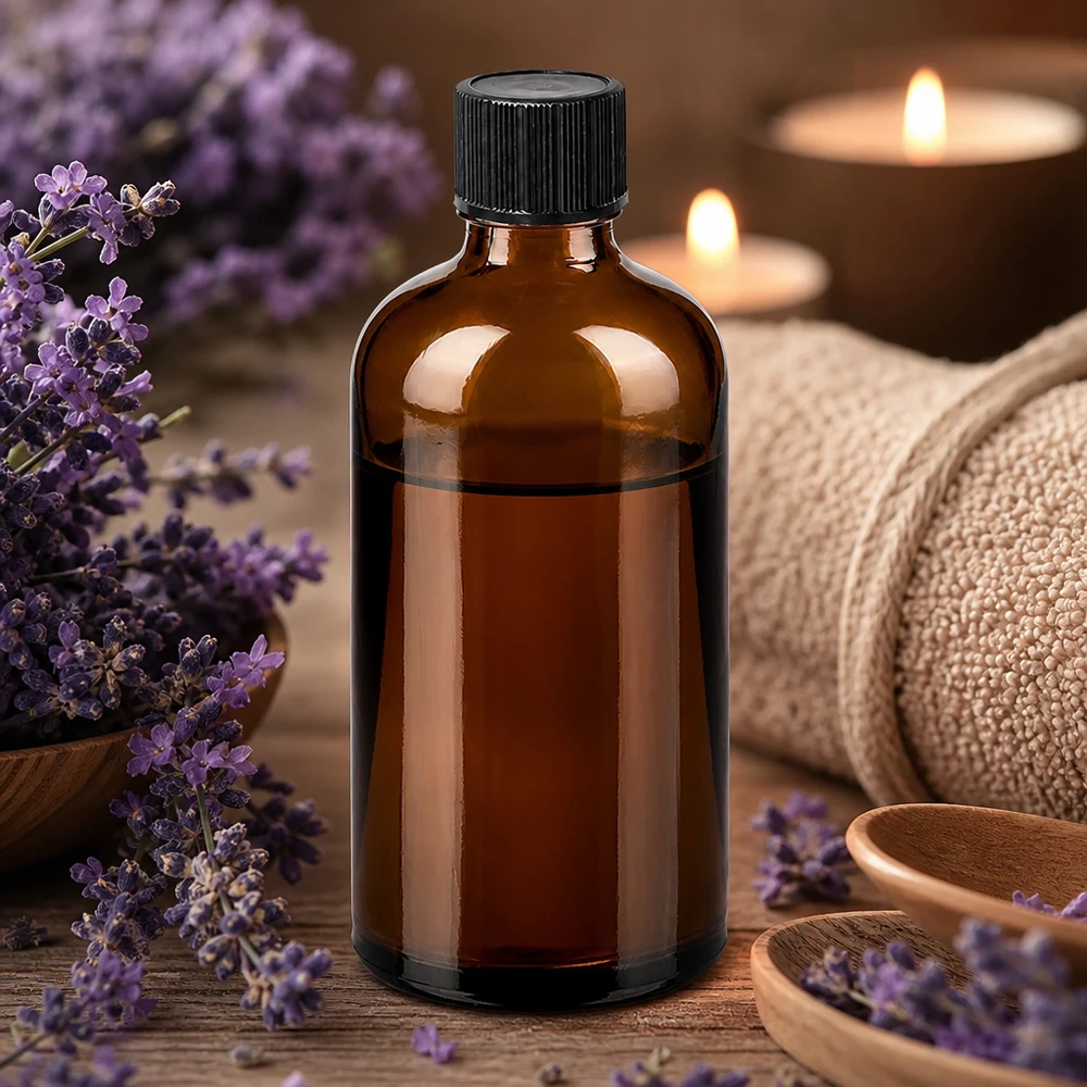 Handliche 100ml Glasflasche braun mit Tropfverschluss für DIY-Kosmetik und Naturheilkunde