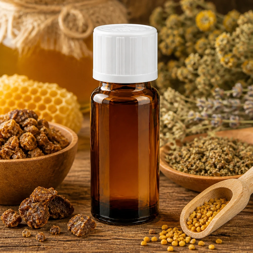 Apothekenflasche braun 10ml Schraubverschluss weiß Kindersicherung Standard Apothekerflasche 10ml dunkelbraun weißer KiSi-Verschluss für ätherische Öle und Bienenprodukte