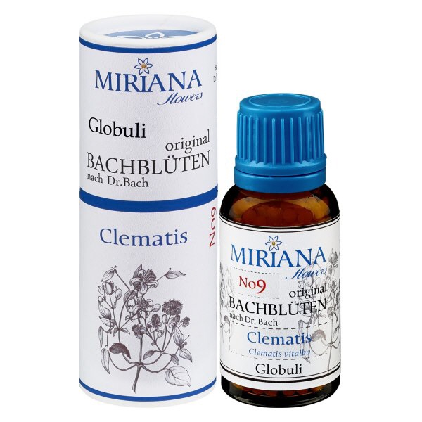9 Clematis, 20g Bach-Globuli, MirianaFlowers 9 Clematis, 20g Bach-Globuli, MirianaFlowers