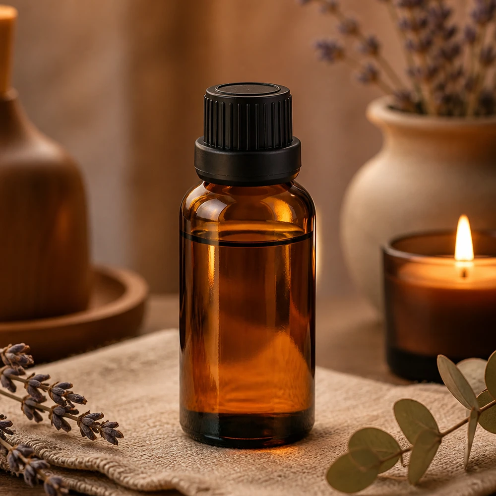 20ml Tropfflasche 2mm schwarz Originalitätsverschluss BrownLine UT18/20 Handliche 20ml Tropfflasche mit ergonomischem schwarzem Verschluss für mobile Aromatherapie