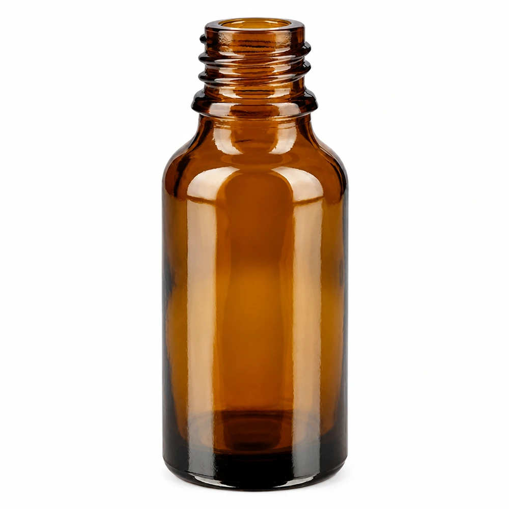 Hochwertige braune 20ml Glasflasche - ApoGlas Apothekerflasche in eleganter hoher Form