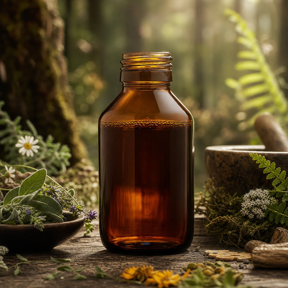 100ml Medizinflasche braun, ohne Verschluss PP28 ApoGlas 100ml Medizinflasche aus braunem Glas PP28 Gewinde optimal für Apotheken und Heilpraktiker