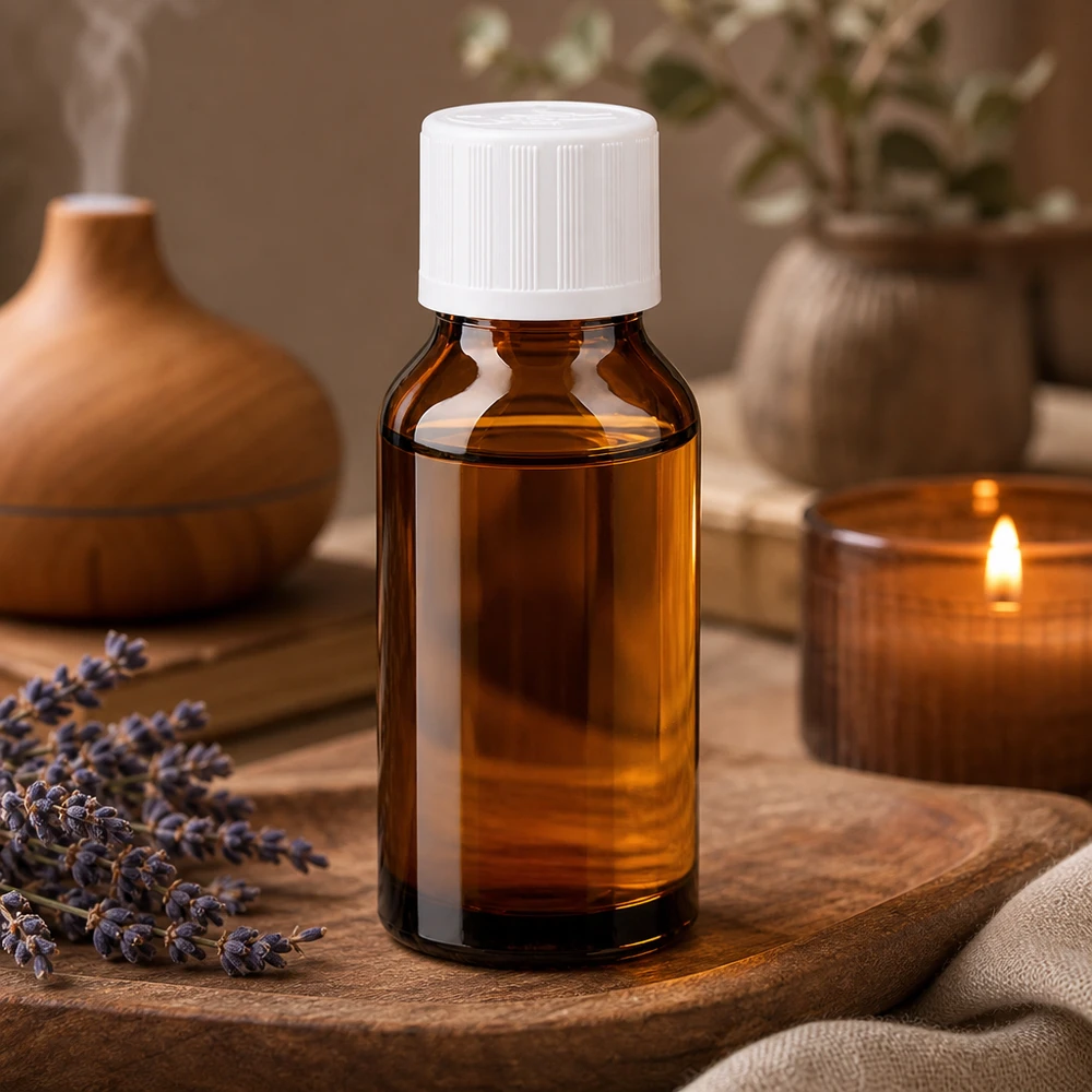 Apothekenflasche braun 15ml Schraubverschluss weiß Kindersicherung Standard Tropfflasche Braunglas 15ml mit kindersicherem weißen Schraubdeckel für Naturkosmetik