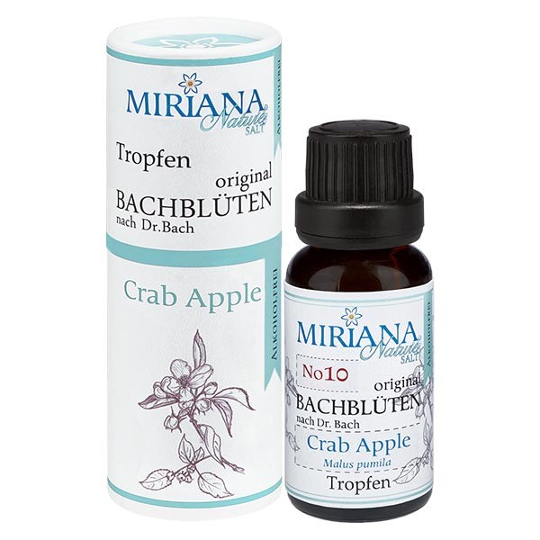 10 Crab Apple, 20ml Essenz (Ohne Alkohol), MirianaNature