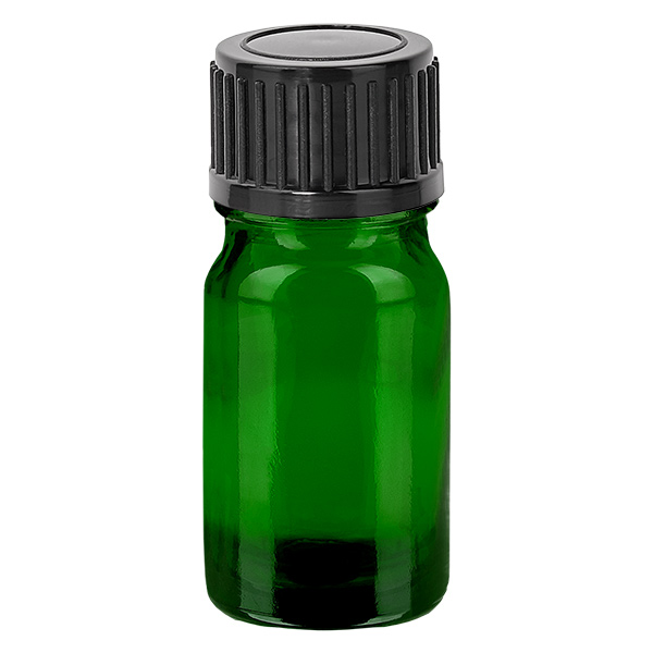 5ml Flasche 11mm Schraubverschluss schwarz Standard GreenLine UT18/5