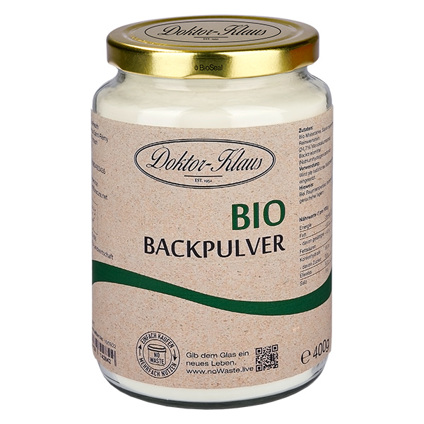 Backpulver Bio 400g Doktor-Klaus noWaste Backpulver Bio 400g Doktor-Klaus noWaste