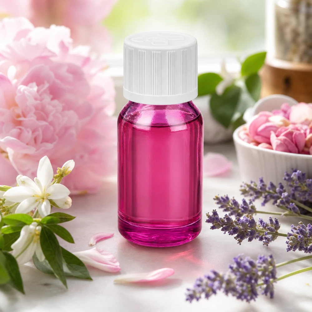 10ml Flasche 11mm Schraubverschluss weiß Standard Kindersicher PurpleLine UT18/10 10ml Glasflasche PurpleLine mit STD Verschluss ideal für Reisegrößen und Proben