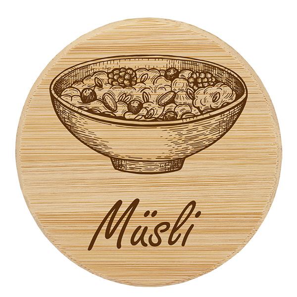Holzdeckel "Müsli" für WECK RR100 Holzdeckel "Müsli" für WECK RR100