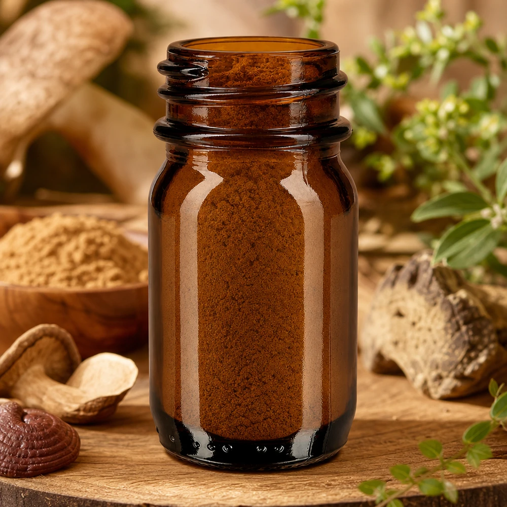Braunglas Weithalsflasche 30ml mit praktischem Design für Küche und Hausapotheke