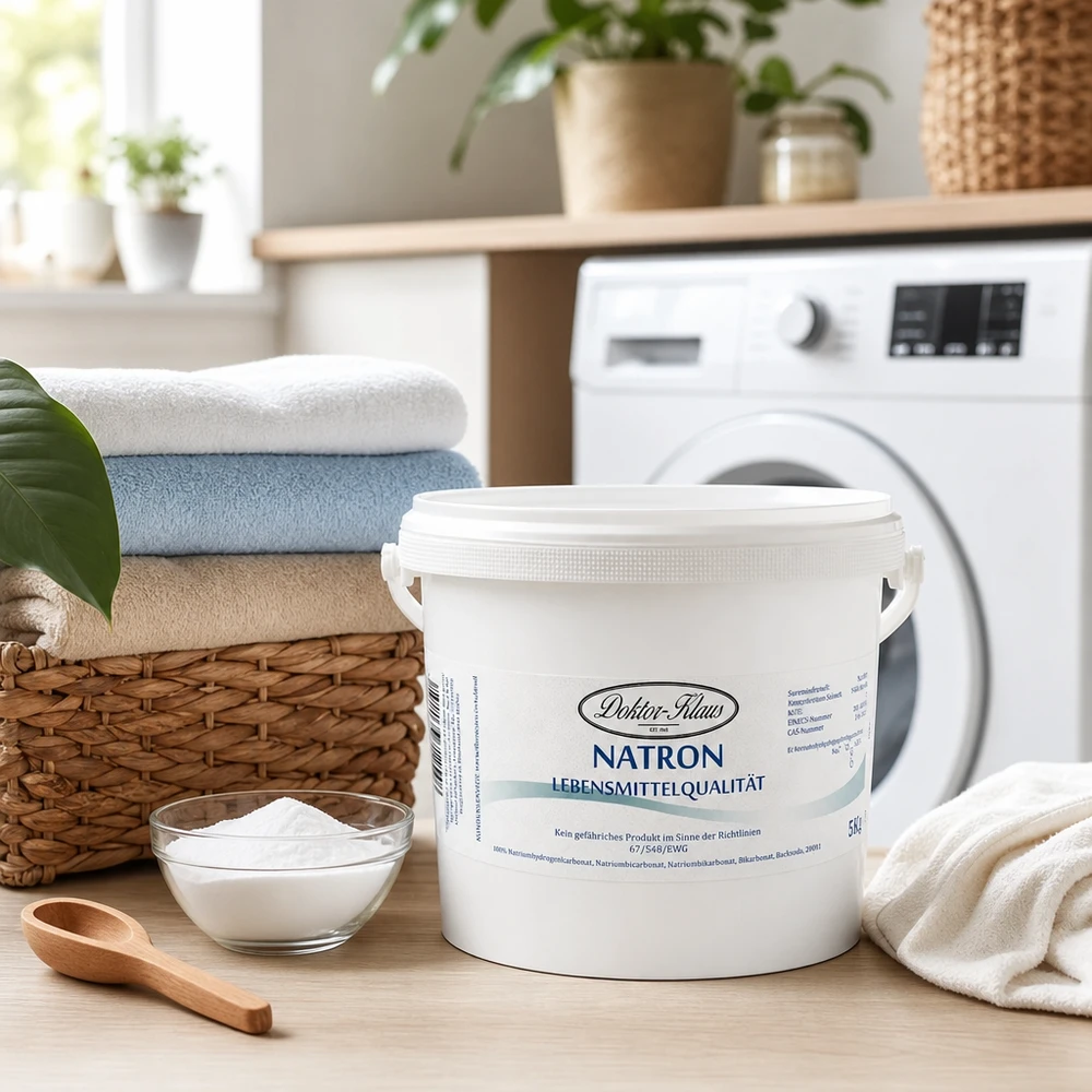 Natron 5kg Doktor-Klaus Premium Natron 5kg von Doktor Klaus in umweltfreundlicher Verpackung für nachhaltige Haushaltsführung
