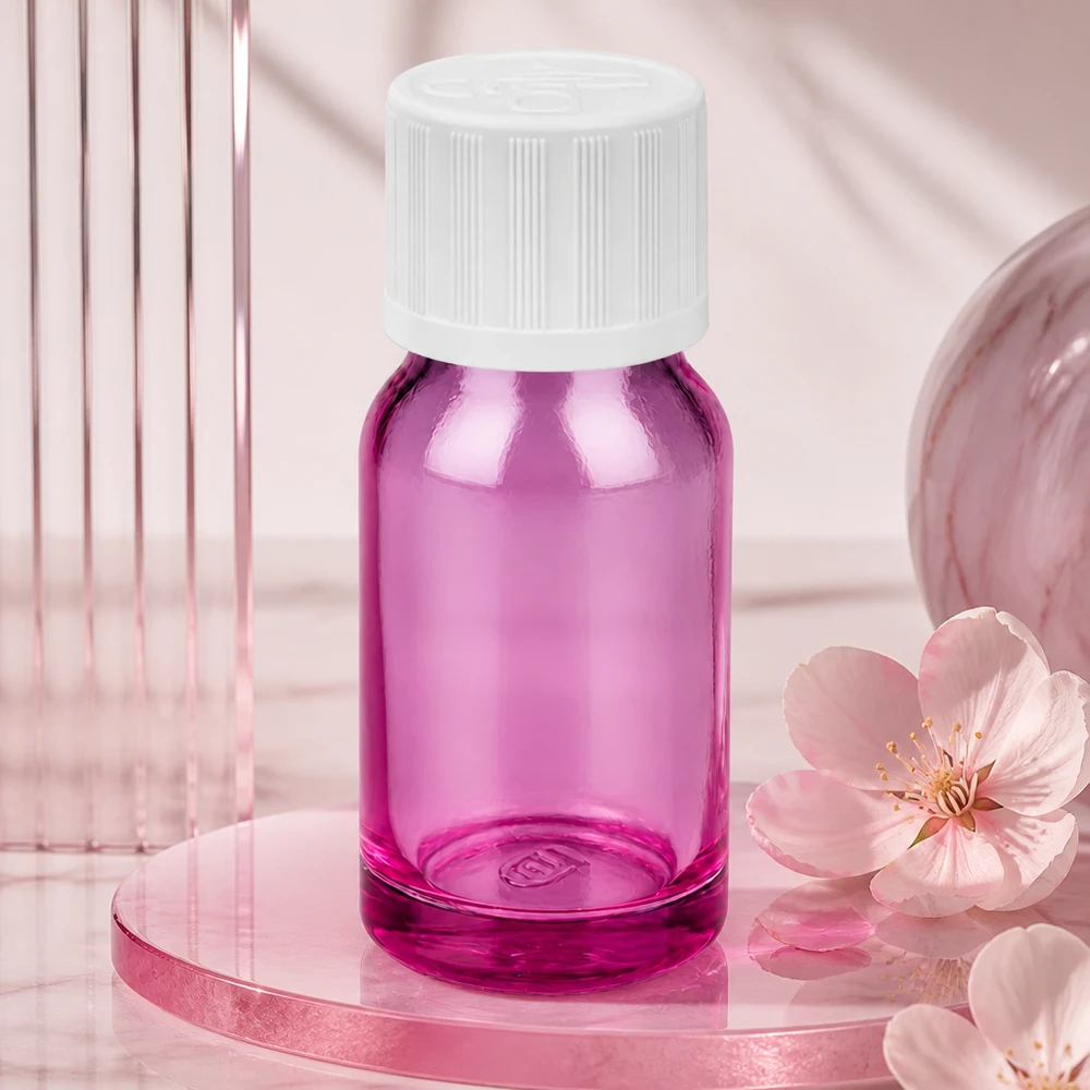 10ml Flasche 11mm Schraubverschluss weiß Standard Kindersicher PurpleLine UT18/10 Robuste 10ml PurpleLine Flasche mit 11mm Öffnung für langlebige Produktaufbewahrung