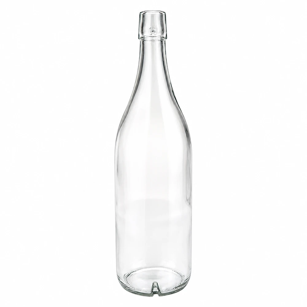 1000ml Glasflasche ohne Bügelverschluss UNiTWIST® 1000ml Glasflasche UNiTWIST transparent ohne Bügelverschluss Schraubverschluss Getränkeflasche leer