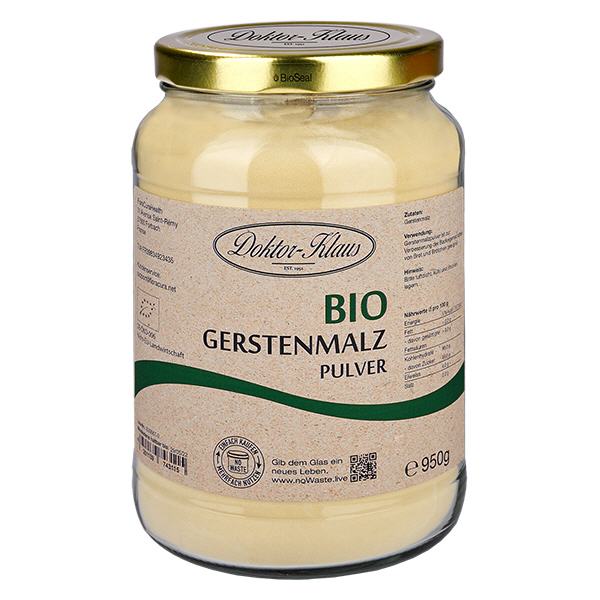 Gerstenmalzpulver Bio 950g Doktor-Klaus noWaste