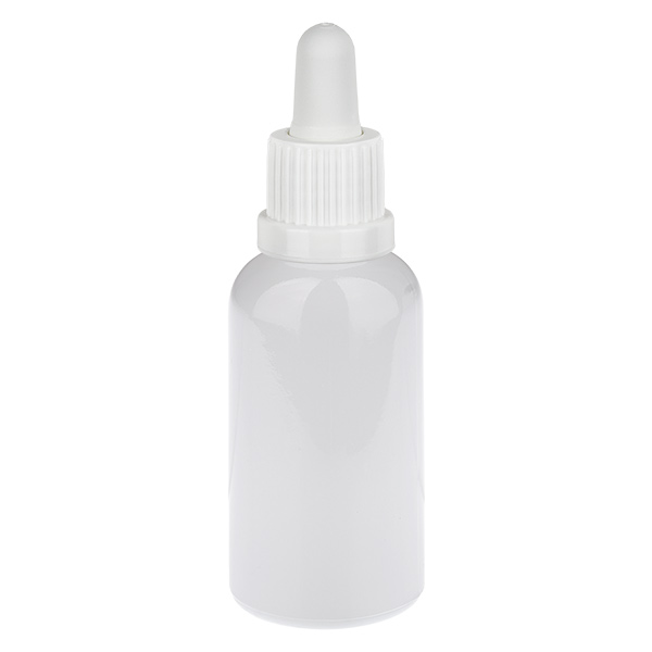30ml Pipettenflasche weiß Originalitätsverschluss WhiteLine UT18/30 30ml Pipettenflasche weiß Originalitätsverschluss WhiteLine UT18/30
