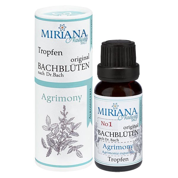 1 Agrimony, 20ml Essenz (Ohne Alkohol), MirianaNature 1 Agrimony, 20ml Essenz (Ohne Alkohol), MirianaNature