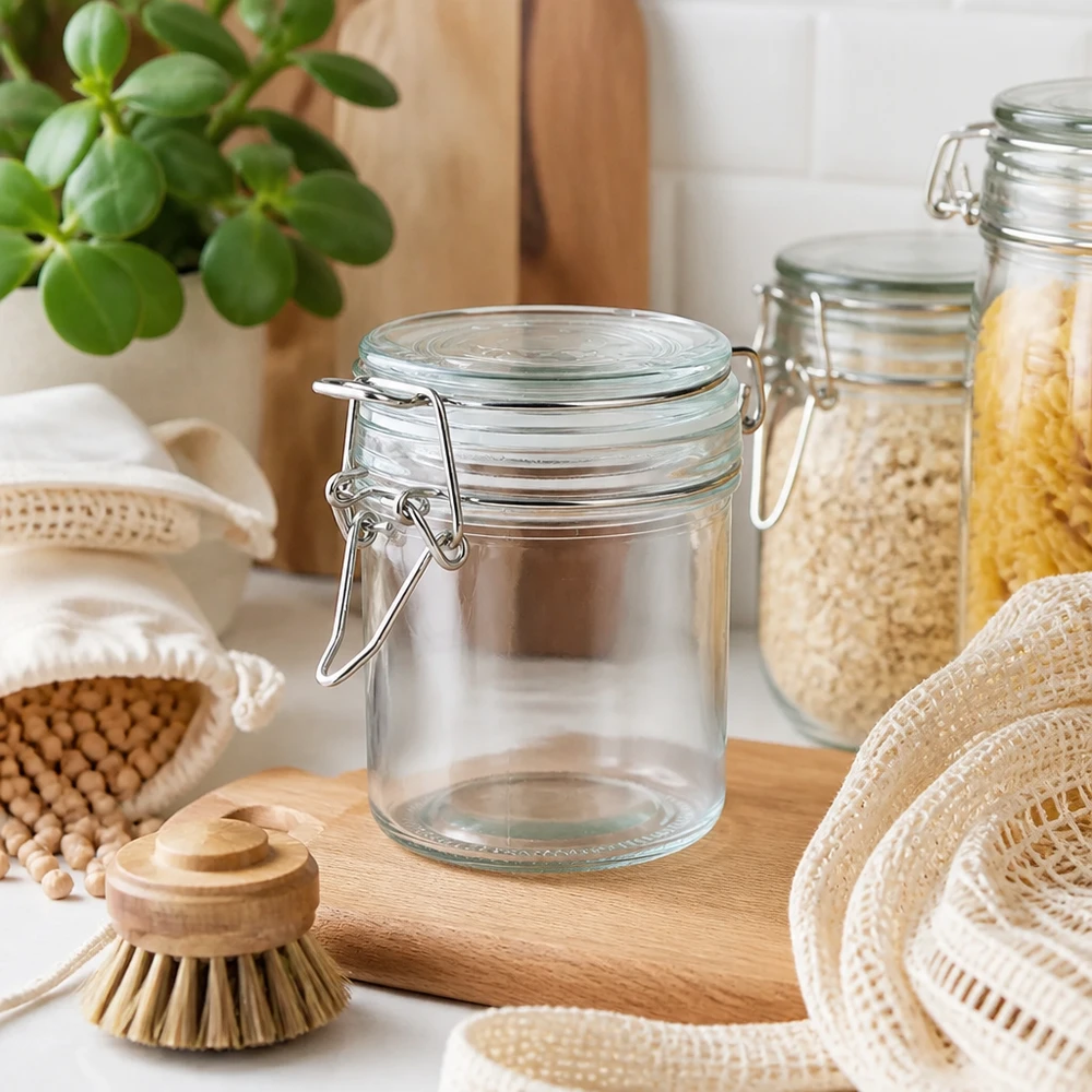 250ml Vorratsglas mit Silikonring und Bügelverschluss UNiTWIST