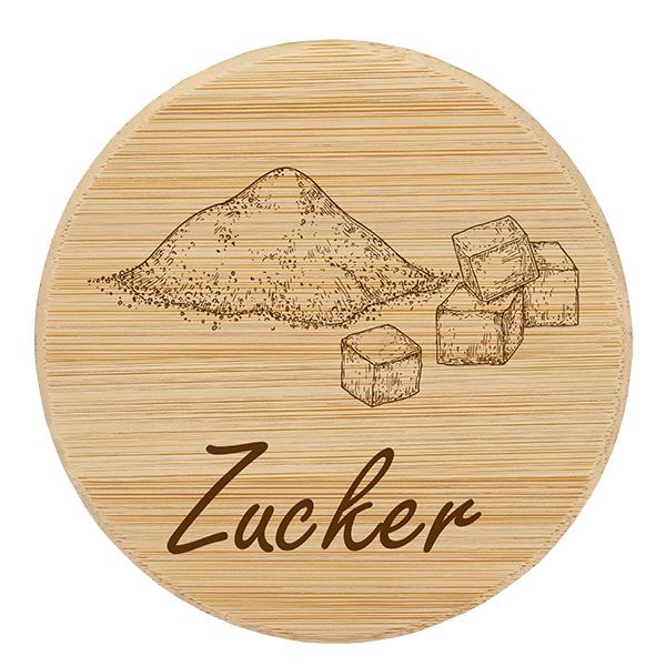 Holzdeckel "Zucker" für WECK RR100 Holzdeckel "Zucker" für WECK RR100