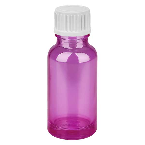 20ml Tropfflasche 0.9mm weiss Standard PurpleLine. UT18/20