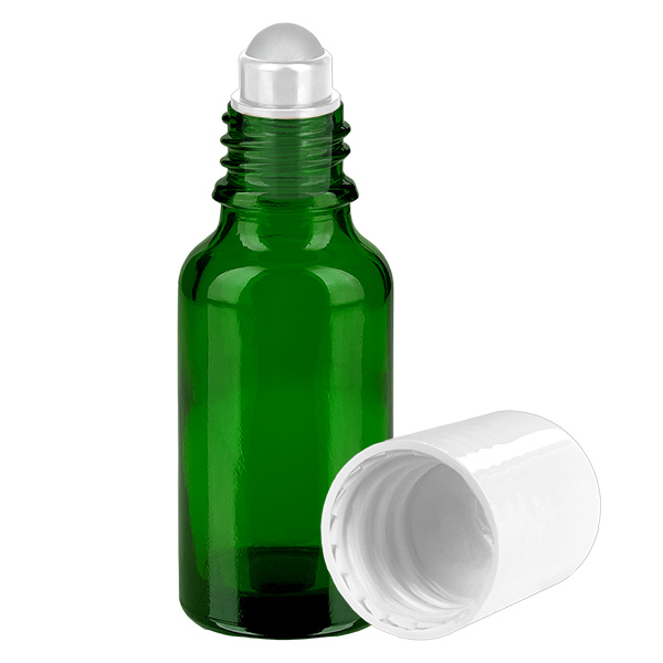 20ml Roll-On Flasche weiß Standardverschluss GreenLine UT18/20 20ml Roll-On Flasche weiß Standardverschluss GreenLine UT18/20