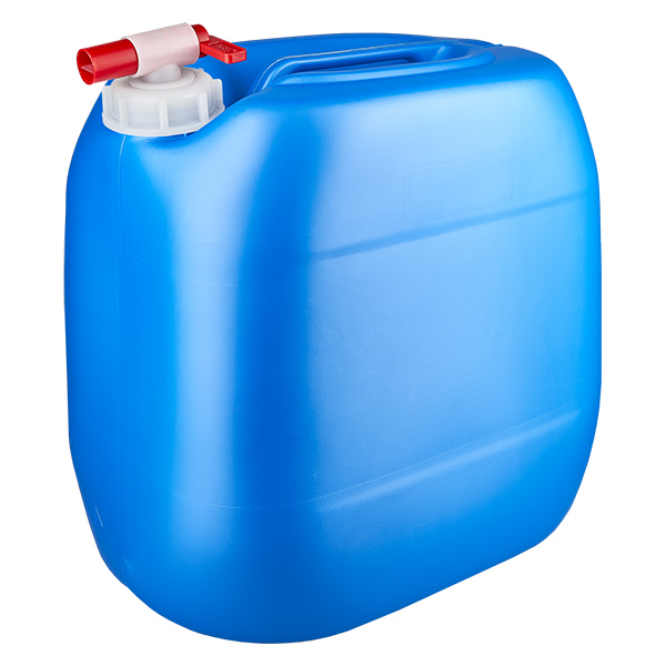 Kanister 30 Liter blau mit Auslaufhahn