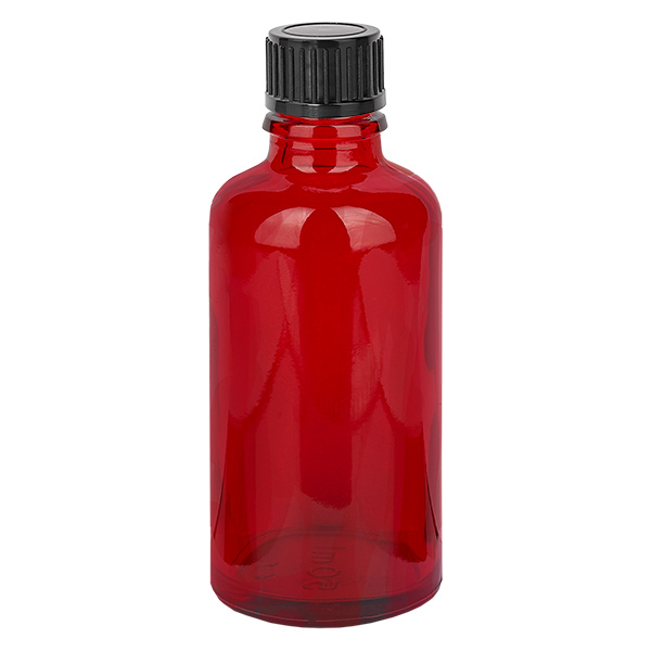 50ml Flasche 11mm Schraubverschluss schwarz Standard RedLine UT18/50