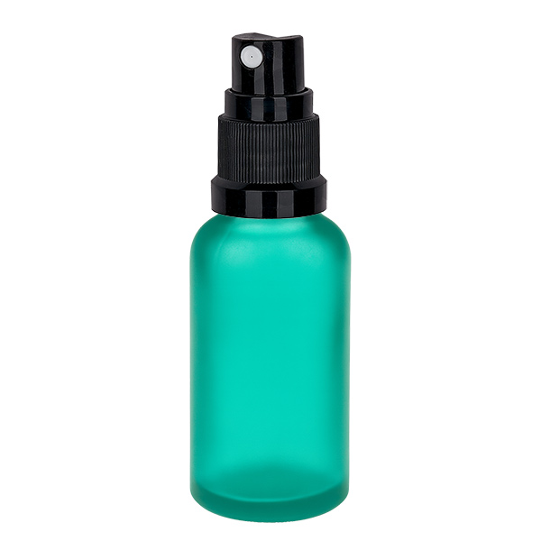 30ml Sprayflasche schwarz Standardverschluss GreenLine UT18/30
