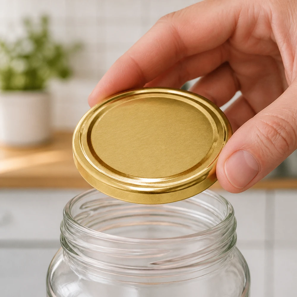 UNiTWIST TO82 gold unitemp BioSeal Verschluss für Konservenglas Größe 82mm BPA-frei