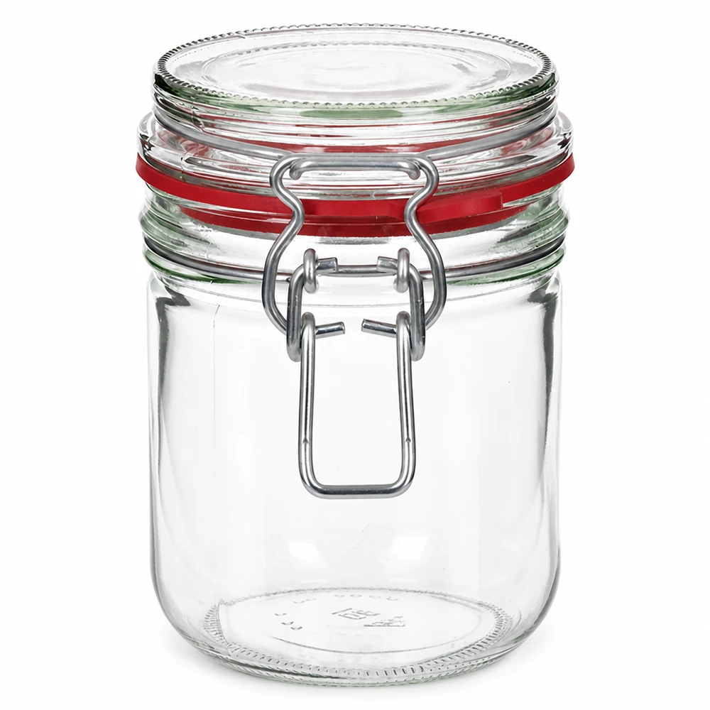 400ml Vorratsglas Typ G mit Bügelverschluss UN.. Einweckglas 400ml mit traditionellem Bügelverschluss aus robustem Glas gefertigt