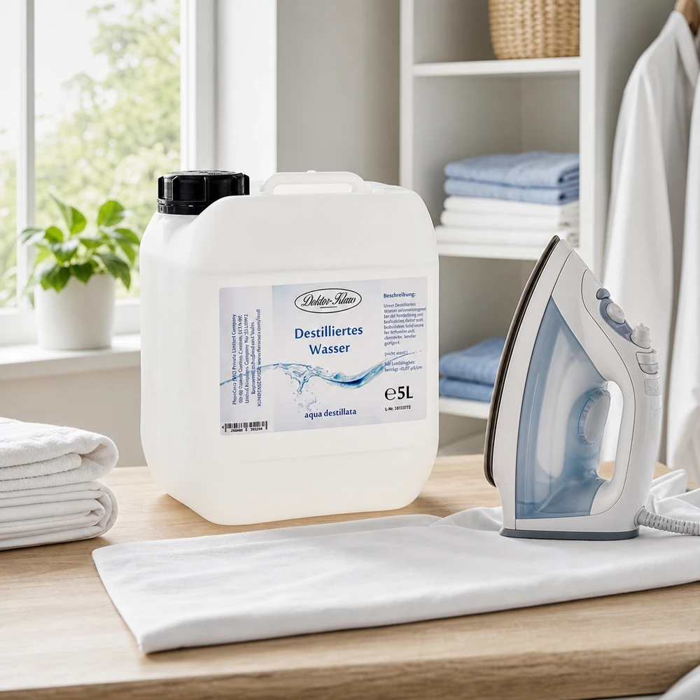 Destilliertes Wasser 5L Doktor-Klaus Aqua destillata 5 Liter Doktor-Klaus Kanister für mineralfreie Anwendungen in Haushalt und Technik