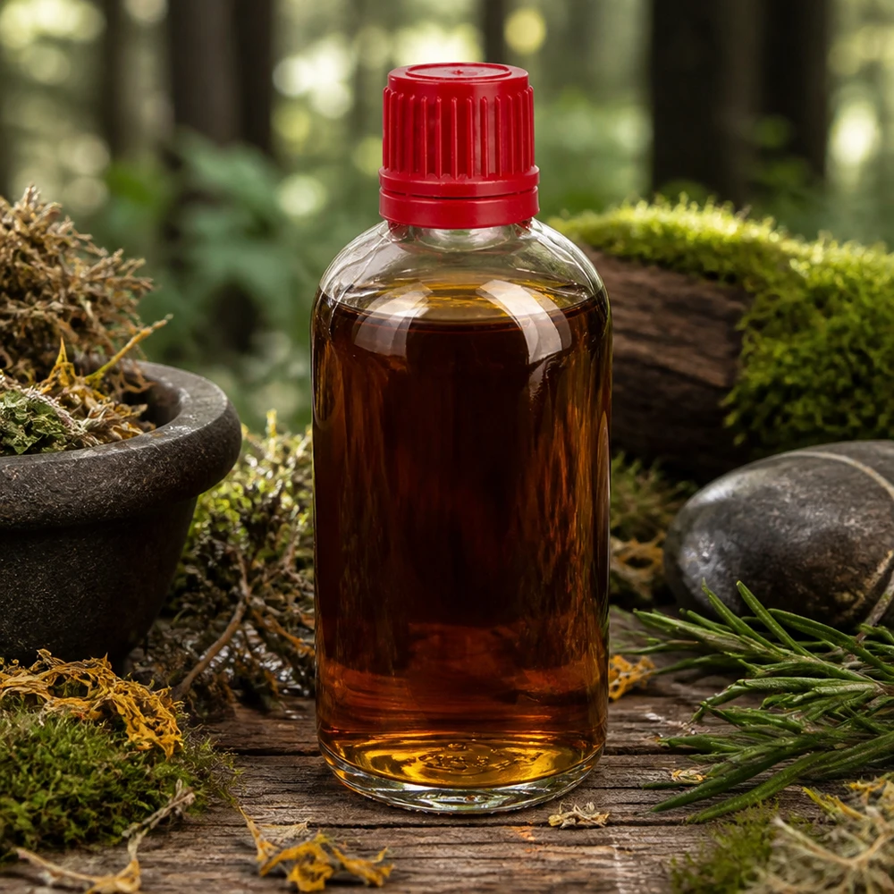 Klarglasflasche 100ml mit rotem OV-Verschluss ideal für Kräuterextrakte und Naturheilmittel