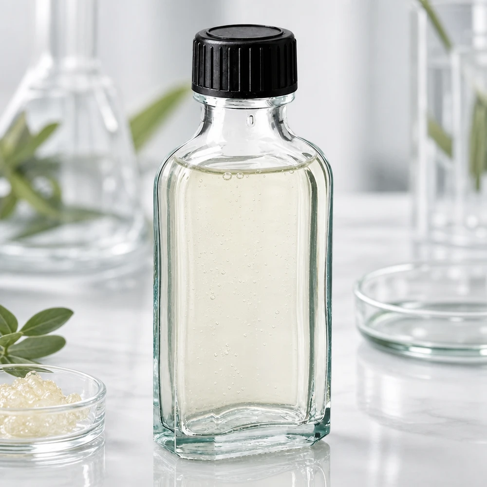 Kompakte Schraubverschlussflasche 50ml Meplat klar mit dichtem Verschluss für Laborbedarf
