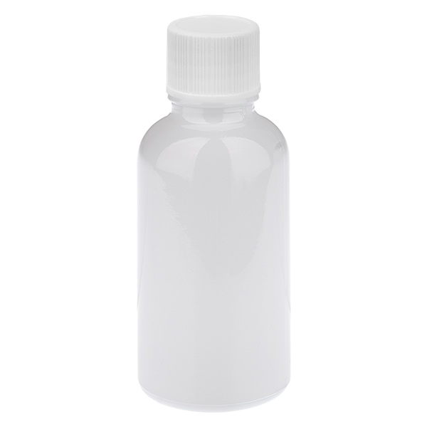 30ml Flasche 11mm Schraubverschluss weiß Standard WhiteLine UT18/30 30ml Flasche 11mm Schraubverschluss weiß Standard WhiteLine UT18/30