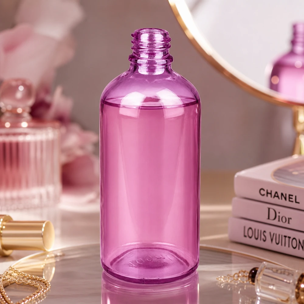 Stylische 100ml Flasche PurpleLine UT18/100 perfekt für Beauty-Produkte und Naturkosmetik