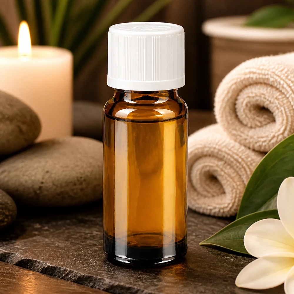 Apothekenflasche braun 10ml Schraubverschluss weiß Kindersicherung Standard Massageöl Aufbewahrungsflasche 10ml braunes Apothekerglas mit kindersicherem Weißdeckel