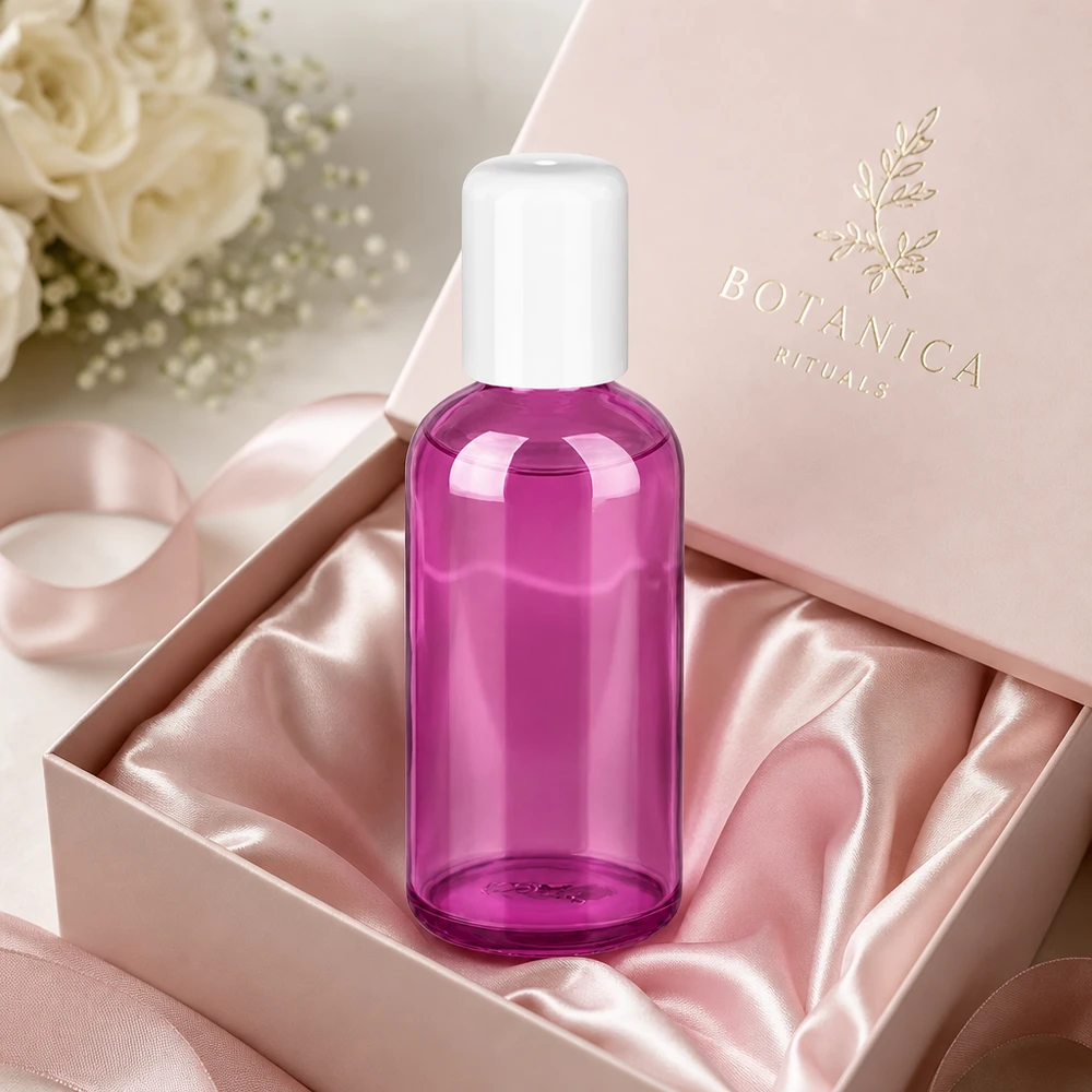 Funktionale 100ml Roll-On Flasche mit hygienischem weißem Verschluss für unterwegs und Reisen
