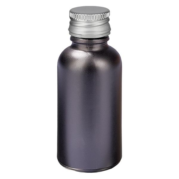 30ml Flasche 11mm Schraubverschluss Alu-Silber Standard BlackL. UT18/30