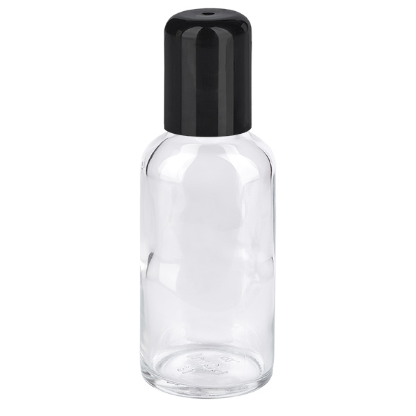50ml Roll-On Flasche schwarz Standardverschluss ClearLine UT18/50
