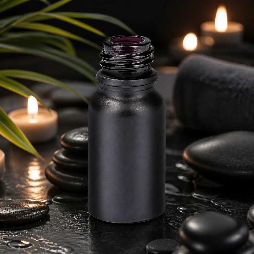 Vielseitige 10ml Apothekerflasche BlackLine UT18/10 UNiTWIST für ätherische Öle und Tinkturen