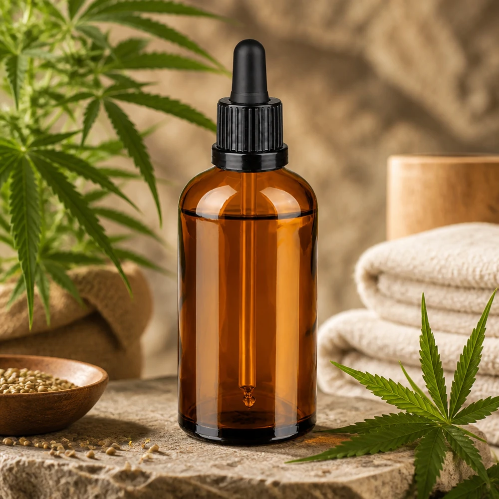 100ml BrownLine Tropferflasche aus UV-Schutzglas für Heilpflanzenextrakte