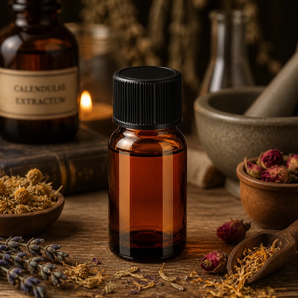 10ml Tropfflasche mit schwarzem Verschluss und braunem Glas für hygienische Aufbewahrung von Extrakten