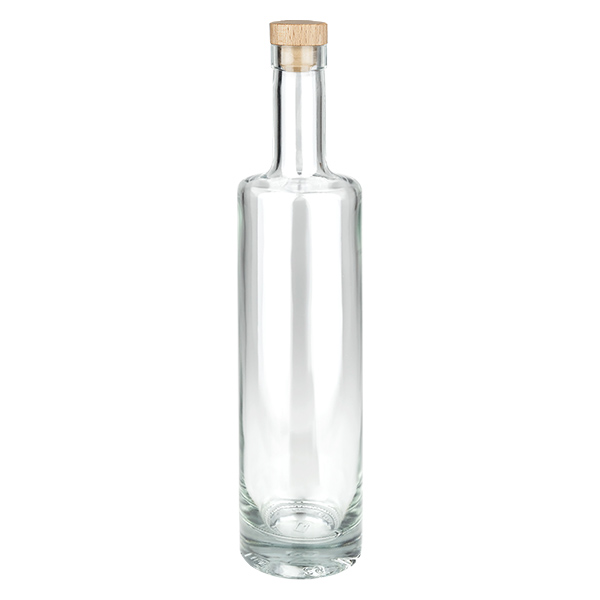 500ml Glasflasche "Centurio" mit Holzgriffkorken UNiTWIST®