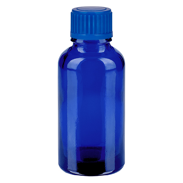 30ml Flasche 11mm Schraubverschluss blau Standard BlueLine UT18/30