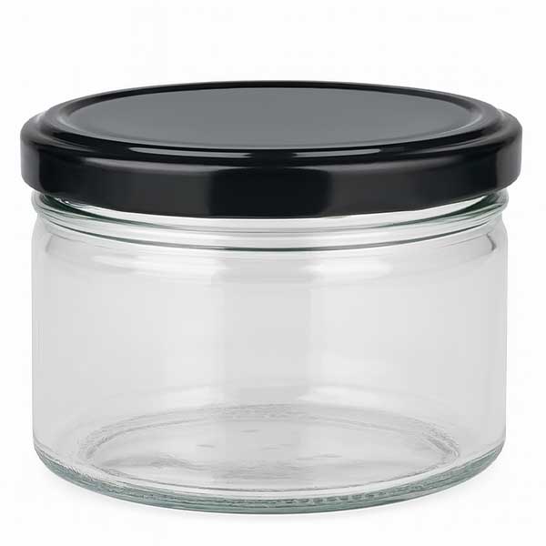 540ml Rundglas mit BasicSeal Deckel schwarz UNiTWIST 540ml Rundglas mit BasicSeal Deckel schwarz UNiTWIST