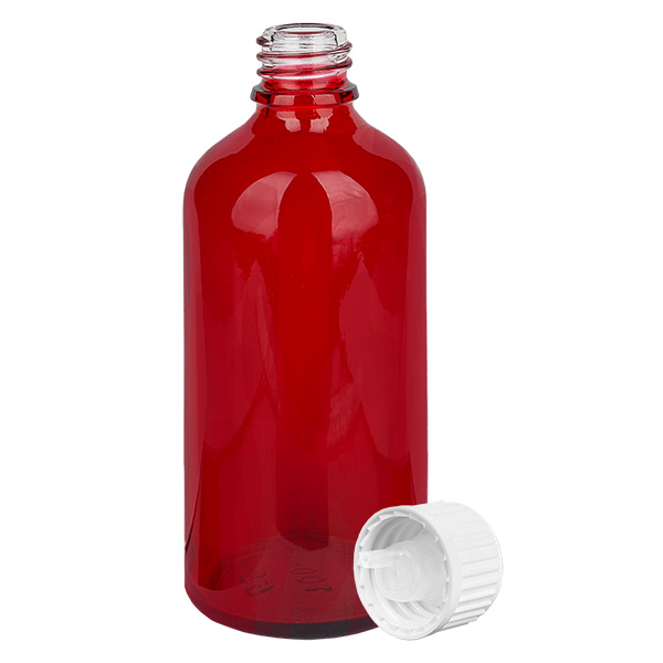 100ml Tropfflasche 0.9mm weiß Standardverschluss RedLine UT18/100